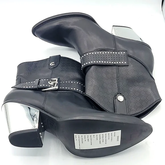 NWOB! Dingo Backstage Leather Western Ankle Boot Women Size 9 Samples Super Rare - Picture 8 of 10